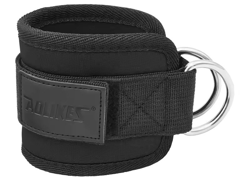 Tobillera Acolchada Ajustable Poleas Gym Correa Muñeca Tobillo