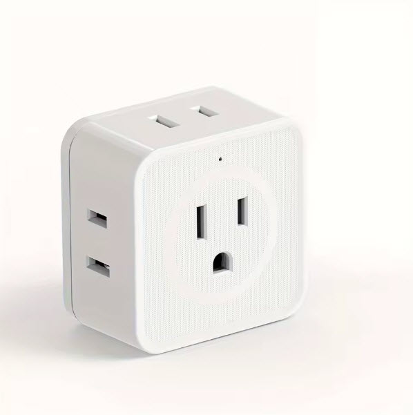 Multitoma Cubo Adaptador 5 Tomas Enchufe Multiple Pared Corriente